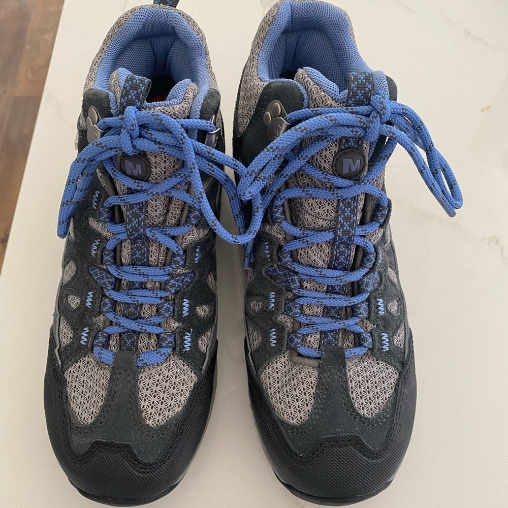 MERRELL Zeolite Mid Waterproof Periwinkle Sneakers Boots Women's 6.5M. NWOT